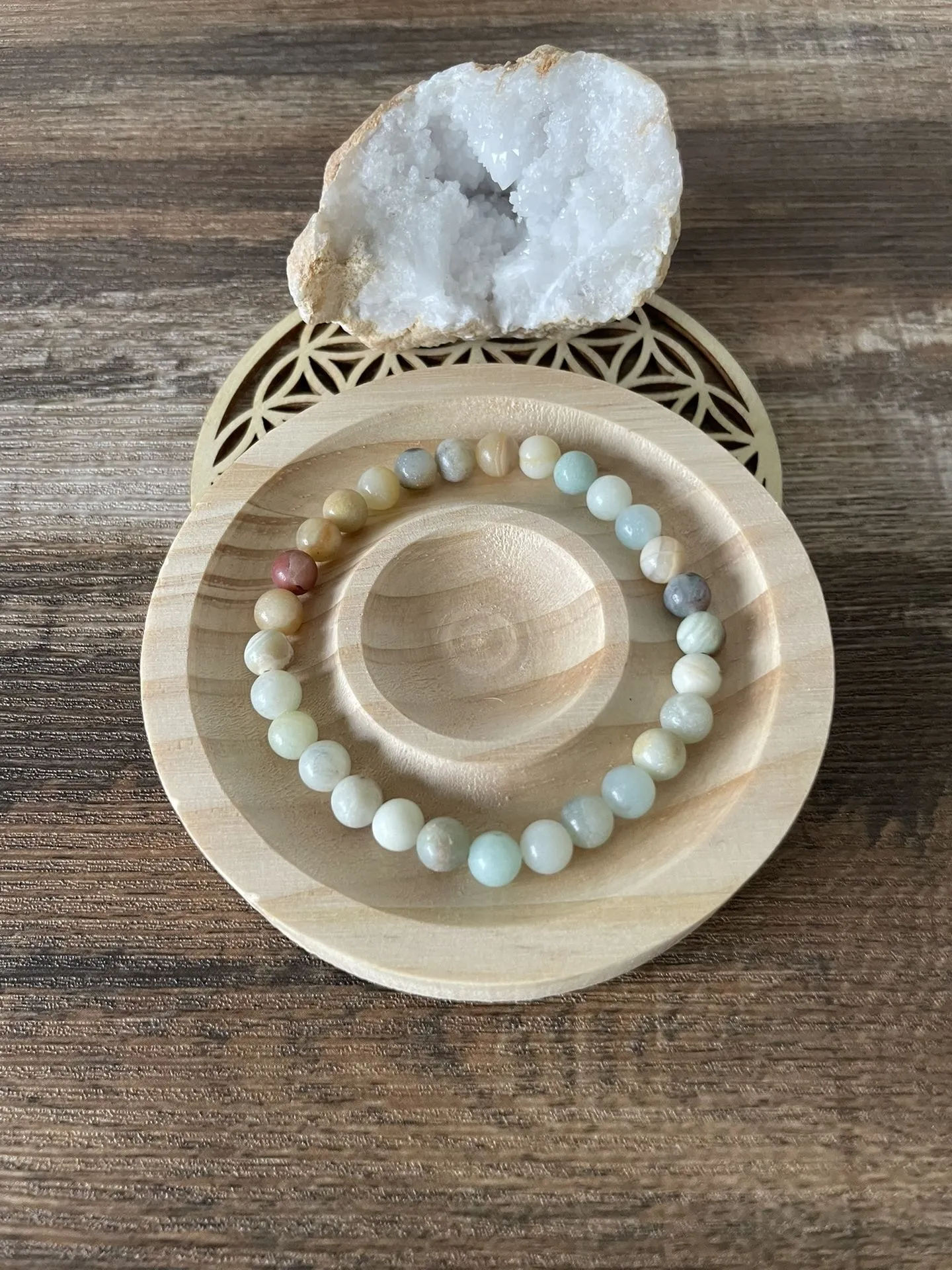 Bracelet en Amazonite Multicolore - 6mms