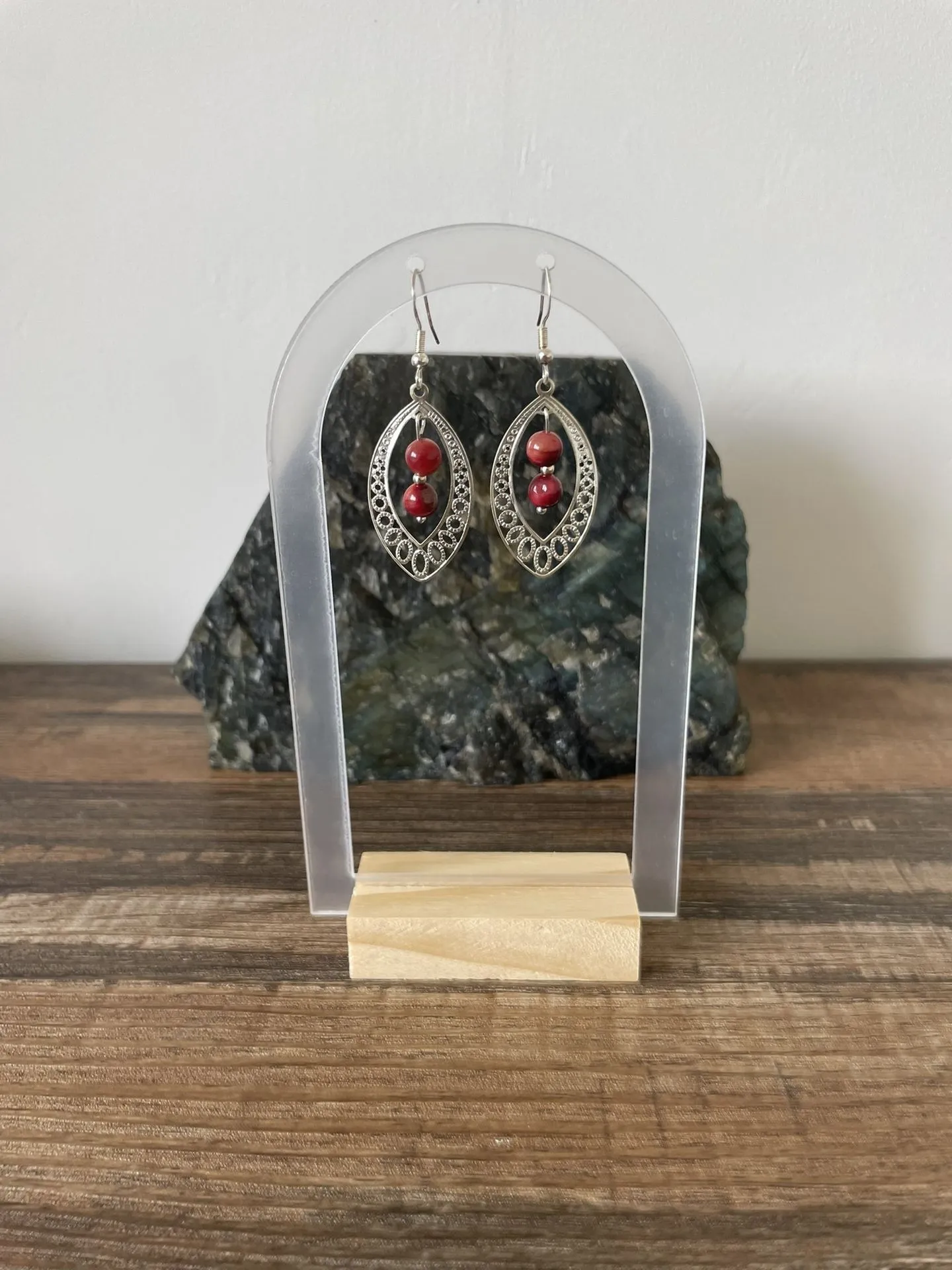Boucles d'oreilles droites Œil de Taureau